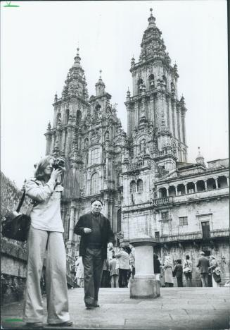 Church of Santiago de Compostela in Spain was end of Kosti Simons' 1,000-mile barefoot walk