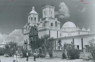 The Mission of San Xavier Del Bac near Tucson, Ariz