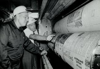 Canada - Ontario - Toronto - Toronto Star - Buildings - 1 Yonge St - Interior - Presses