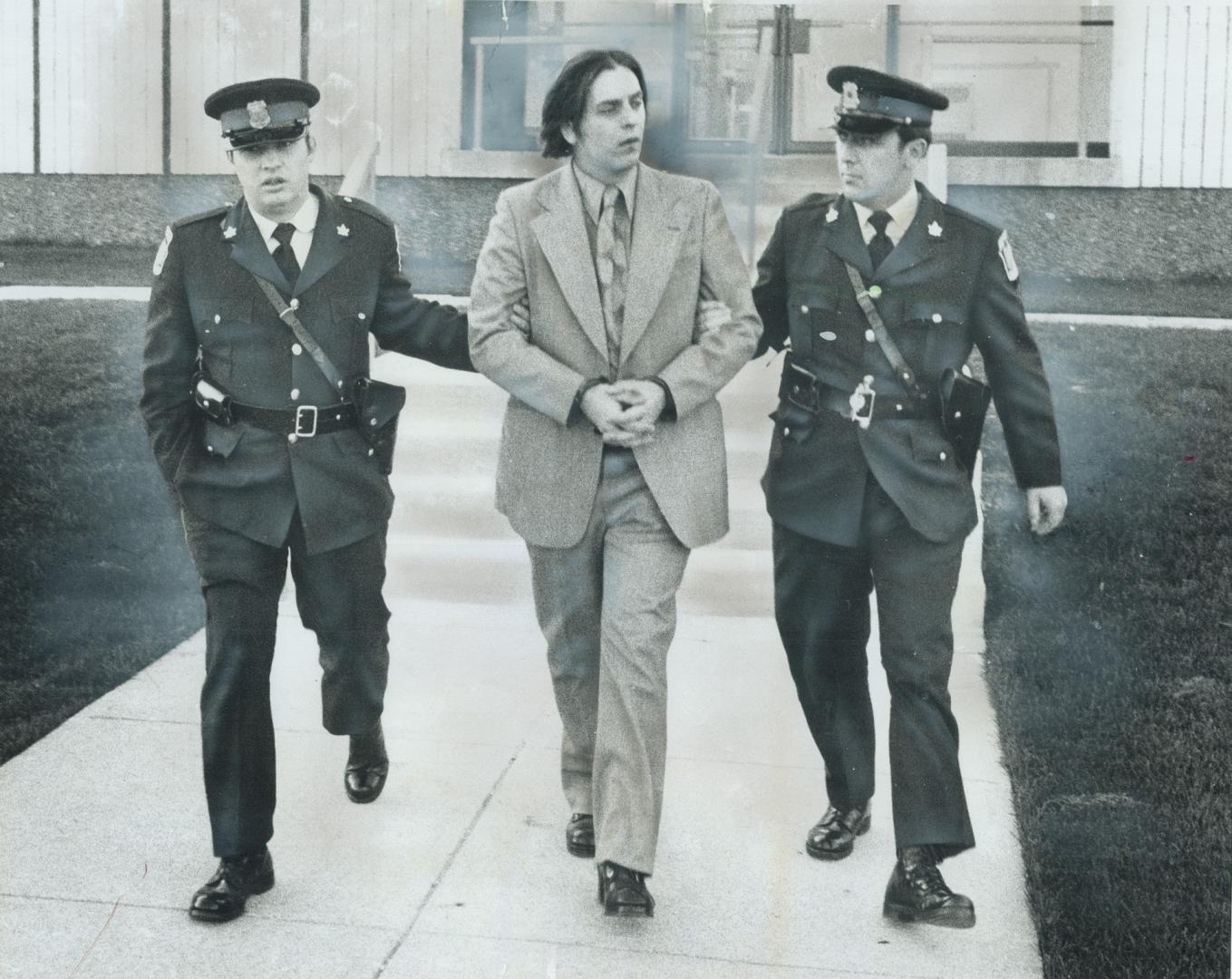 Controversial case: Henry Williams, shown at left during 1975 trial, is applying to leave prison for short periods without an escort