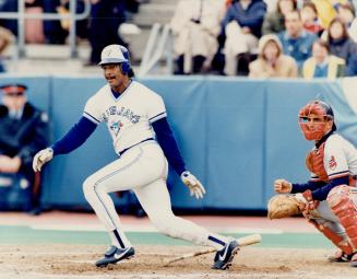Movin' on up: George Bell now trails only Rickey Henderson in voting for the three all-star outfield positions, while Jesse Barfield has moved up to fifth, behind Dave Winfield and Kirby Puckett