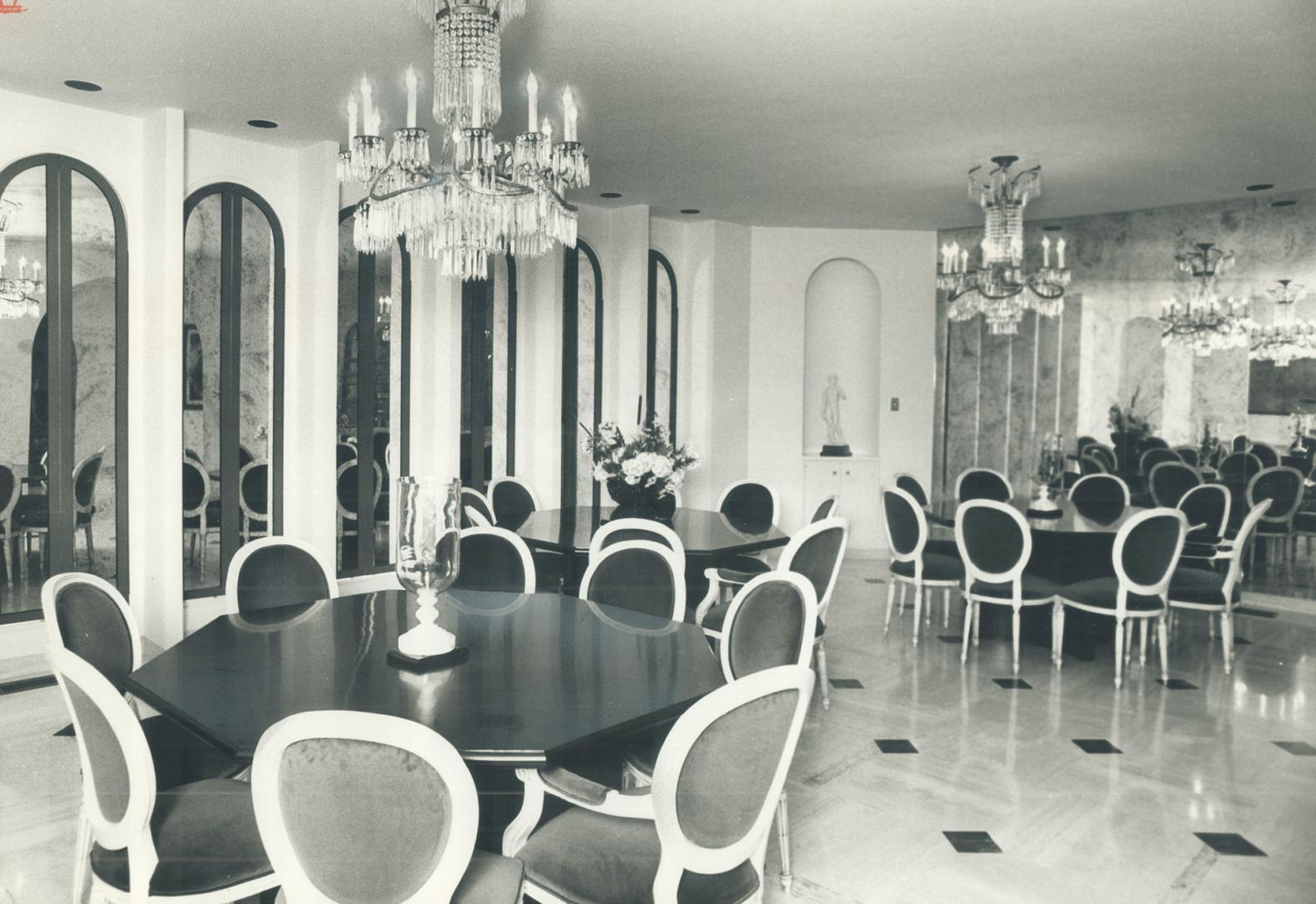 Formal Dining-Room in the Don Mills home of Mr