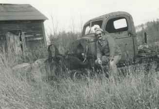 An old Fargo truck was one of the few things left unburned in the town of Franz, 300 kilometers north of the Soo, where Star reporter Dale Brazao spent his first three years in Canada