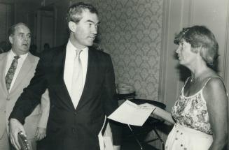 June Callwood with Robert Raplan