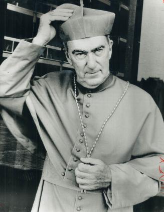Gerald Emmett Carter, archbishop of Toronto, in his cardinal's robes