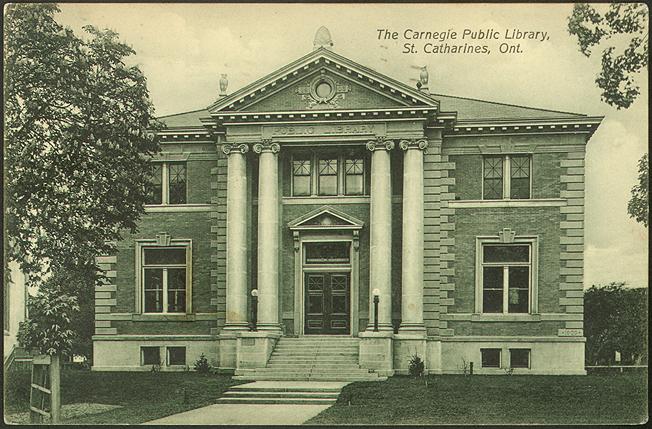 The Carnegie Public Library, St. Catharines, Ont.
