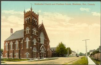 Methodist Church and Chatham Street, Blenheim, Ontario, Canada