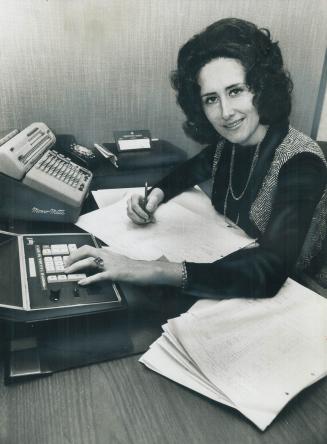 Chartered accountant Suzanne Meagher in her office