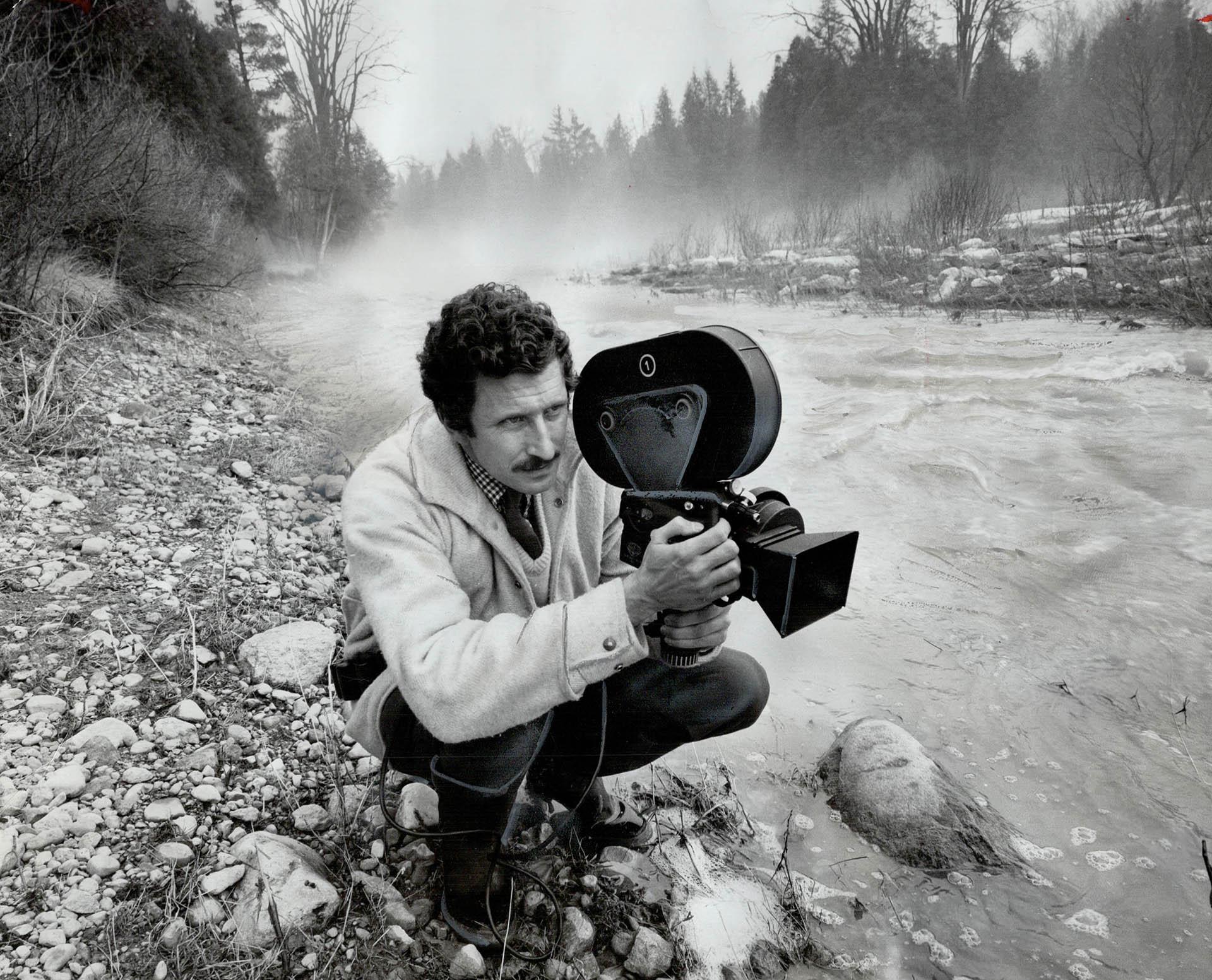 Canadian film-maker Christopher Chapman, shown here in the split screen ...