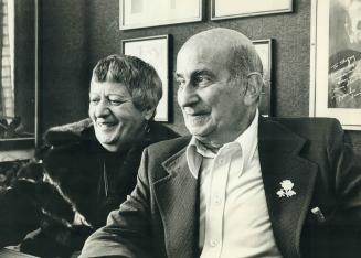 Myron Cohen and his wife