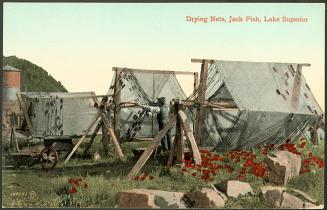 Drying Nets, Jack Fish, Lake Superior