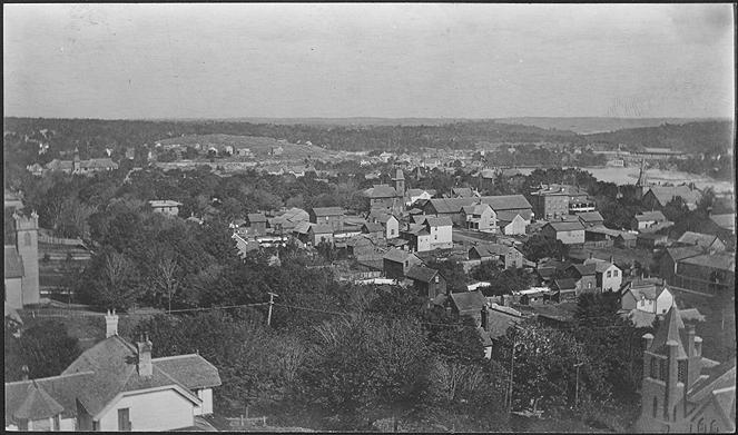 Looking north, Parry Sound, Ontario