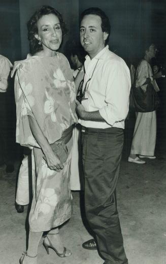 Toronto designer Tom D'Auria with his wife, Maria