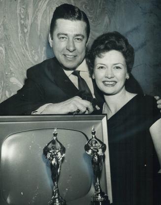 Fred Davis and Peggi Loder. Best Emcee and Character Actress Received Awards