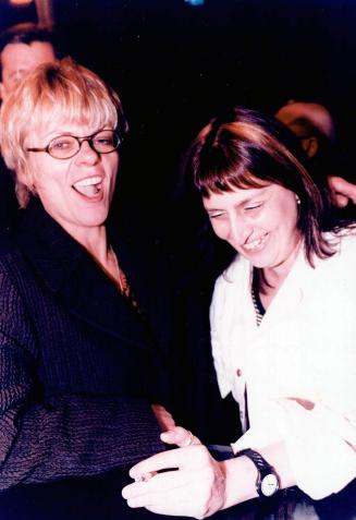 Rosie DiManno (right) and Christie Blatchford