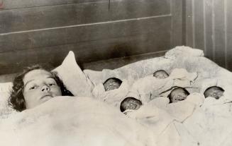 The biggest story of the Thirties was the birth of the Dionne quintuplets in 1934