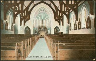 Interior of St. Patrick's Church, Niagara Falls, Canada