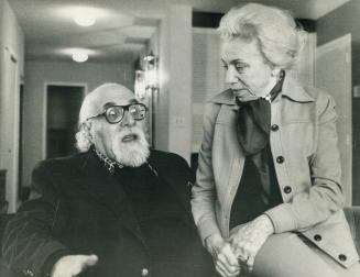 Ladislas Farago and his wife author of book on Martin Bromann