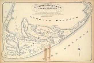 Atlas of the city of Toronto and vicinity from special survey founded on registered plans and showing all building and lot numbers.