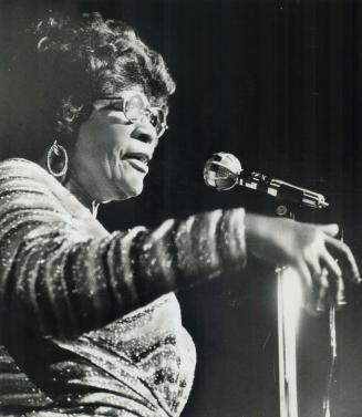 Swing with Ella. Ella Fitzgerald returned to the Royal York's Imperial Room for the 10th time last night. The 67-year-old scat queen, who has styles r(...)