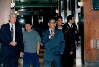 Alberto Fujimori and Son