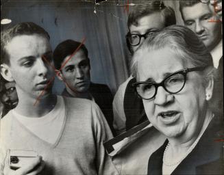 Mrs. Marguerite oswald talks to york university students. Lee Harvey Oswald was the scapegoat - he was a perfect patsy