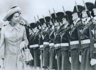 Honor guard in skirts