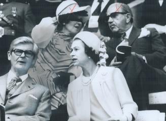 Queen, above with Governor-General Leger at Olympics, is praised by reader as living history
