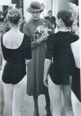Royal farewell, Princess Alexandra's visit to Toronto ended yesterday at the National Ballet School where she spoke with students