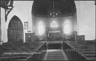 Interior English Church, Uxbridge Ontario