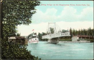 Swing Bridge on the Magnetawan River, Burks Falls, Ontario