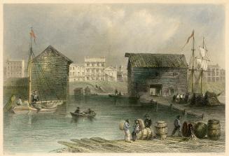 Maitland's Wharf, Toronto (1838)