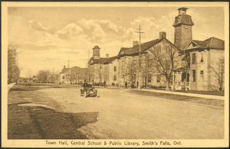 Town Hall, Central School & Public Library, Smith's Falls, Ontario