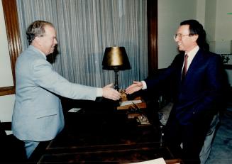 Larry Grossman with Frank Miller