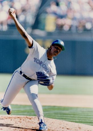 Out of the ordinary: Blue Jay all-star Juan Guzman finds himself in an odd  situationéon the losing end of a 3-1 score – All Items – Digital Archive  Ontario