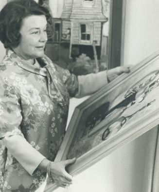 Veteran Canadian actress Amelia Hall, who is also accomplished painter