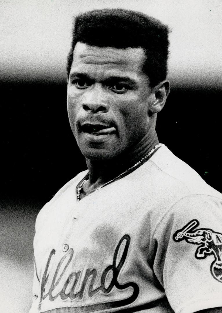 Rickey Henderson: Oakland outfielder's 41 thefts are tops in