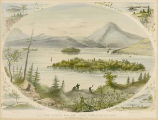 Owl's Head, Round Island, Whet Stone Island & Magoon Point(Lac Memphr?magog Québec)