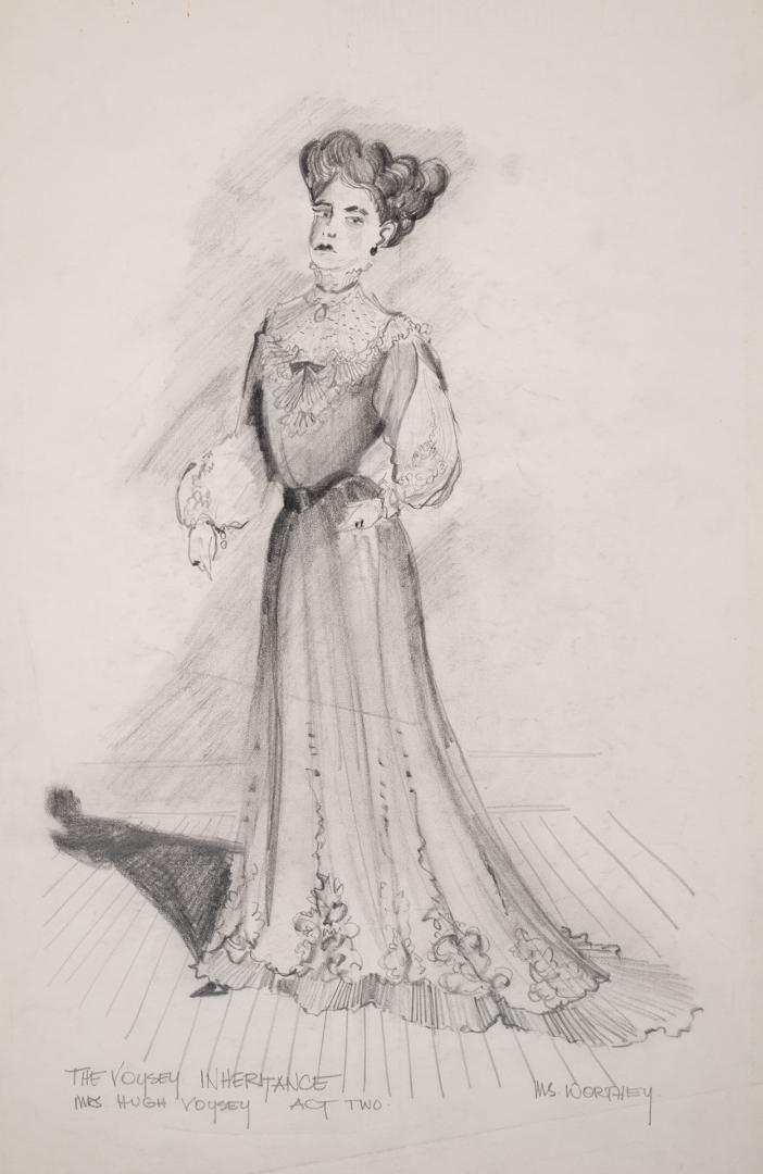Costume design #2: Mrs. Hugh Voysey
