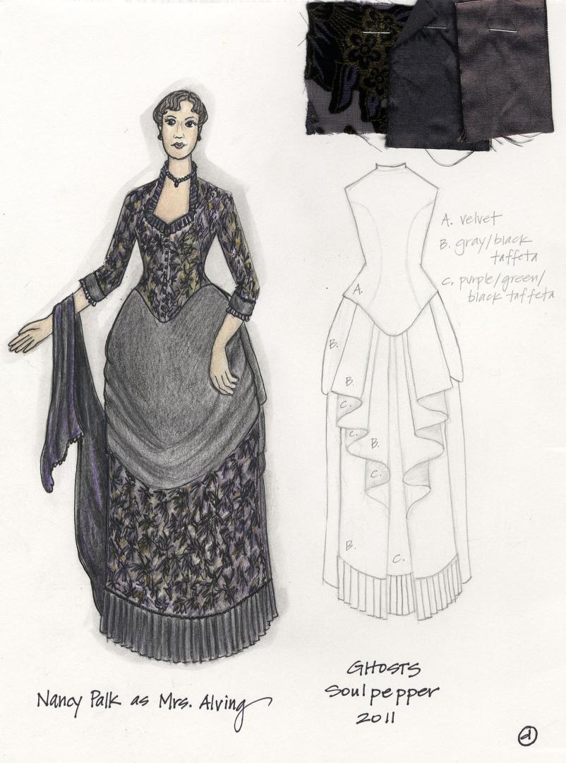 Costume design: Mrs. Alving
