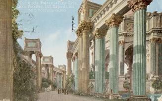 Colonnade, Palace of fine arts at the Pan