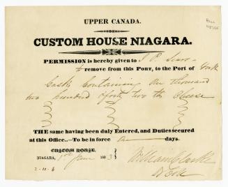 Upper Canada : Custom House Niagara