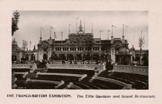 Elite gardens and grand restaurant, Franco-British Exhibition, London, 1908