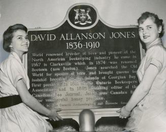 The town of Beeton is buzzing with plans these days as it prepares to honor its founder, David Allan Jones, Canadaïs first commercial beekeeper