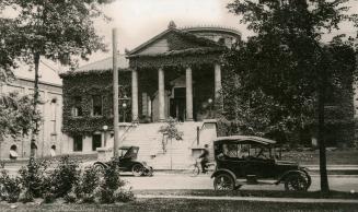 Ivy league: Back in the '20s, Brantford's Public Library, a venerable ivy-covered institution on a quiet shady street, was an ideal place to go on a hot summer day - especially if one owned an automobile.