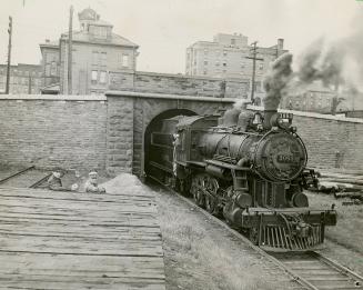 In bygone years trains steamed for four blocks under the city of Brockville in a tunnel completed in 1860 by the Brockville and Ottawa Railway of faded memory