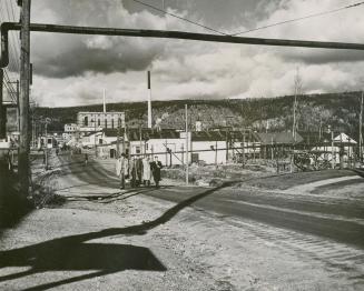 Workers of Canadaïs National Research Council $20,000,000 atomic energy plant at Chalk River, Ontario, Canada, walk to their jobs at the plant where new avenues in the realm of physical, chemical and biological research have been opened.