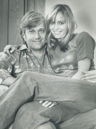 Singer, Jack Jones, with his current companion actress, Susan George