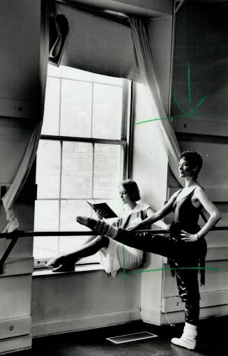 Window on the future: Karen Kain, right, and Leanne Simpson have tackled the problem of facing life after dancing