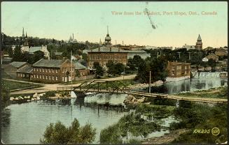 View from the Viaduct, Port Hope, Ontario, Canada